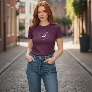 Oracular Oriole Women's Cotton Crew Neck T-Shirt