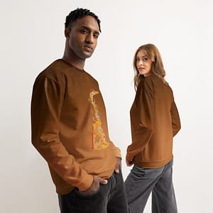Ubuntu Hardy Heron Unisex Cotton Sweatshirt
