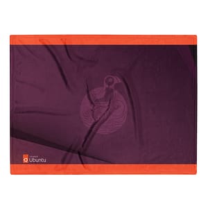 Plucky Puffin Throw Blanket